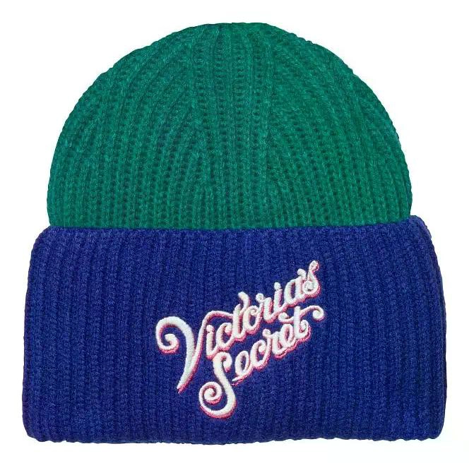GORRO BICOLOR VICTORIA'S SECRET MUJER VERDE ESTANDAR - 1