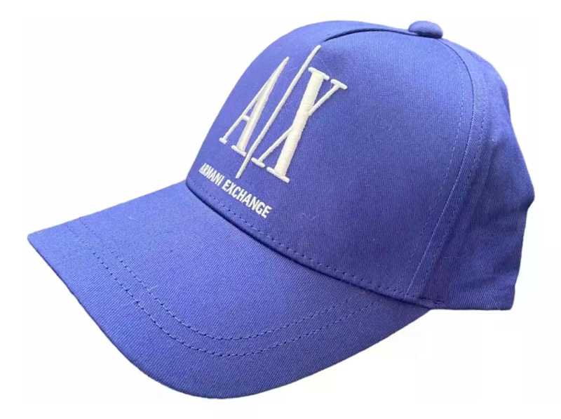 GORRO JOCKEY ARMANI EXCHANGE AZUL ESTANDAR - 3