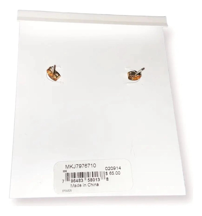AROS MICHAEL KORS EARRING-26 CASUAL URBANO DORADO - 2