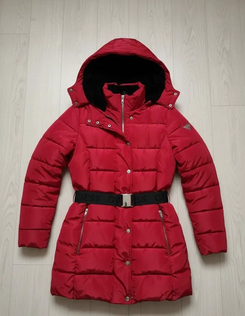 PARKA DE MUJER GUESS ROJO S LISA - 1