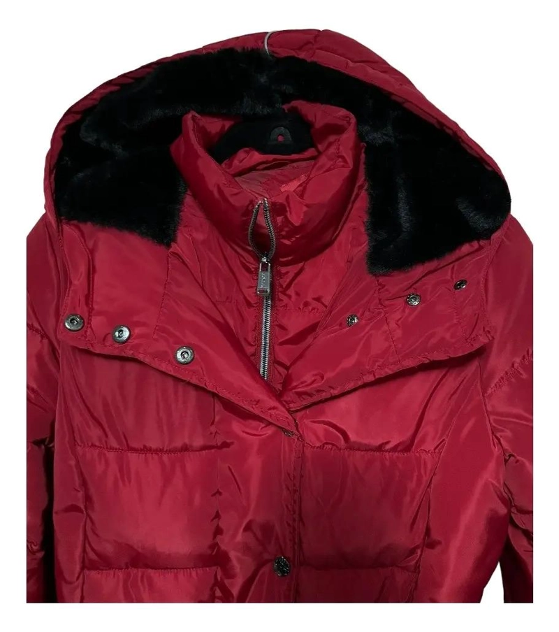 PARKA DE MUJER GUESS ROJO S LISA - 6