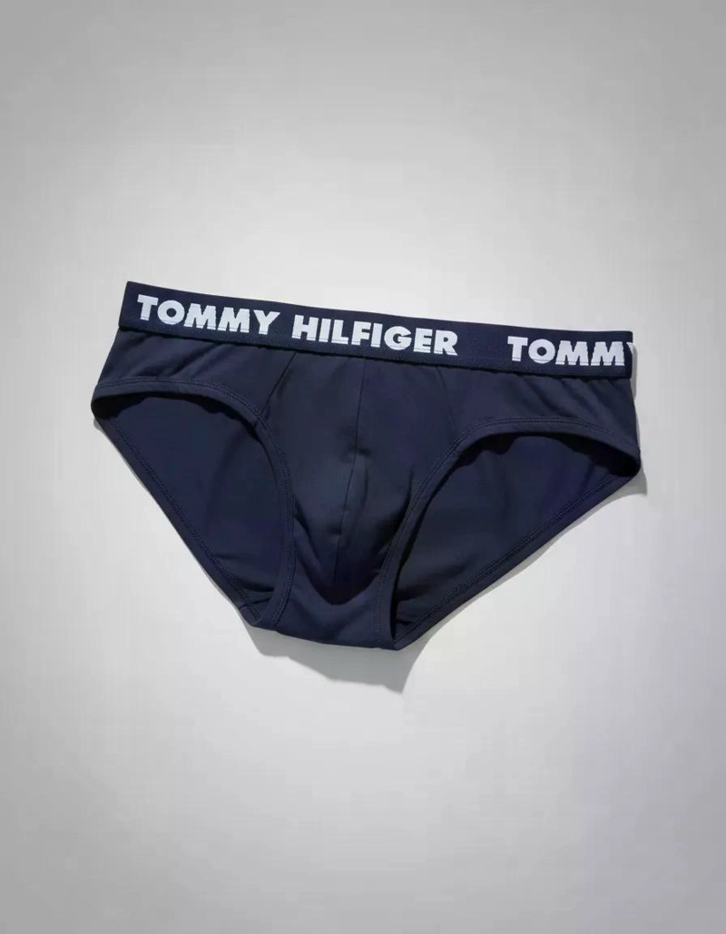 PACK X 3 SLIP TOMMY HILFIGER AZUL OSCURO M - 4