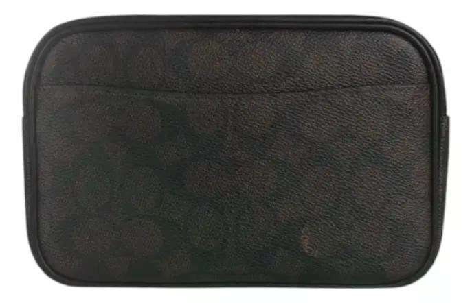CARTERA CROSSBODY COACH MODELO JAMIE MEDIANA ORIGINAL NEGRO MONOGRAMA MONOGRAMA DORADOS - 7