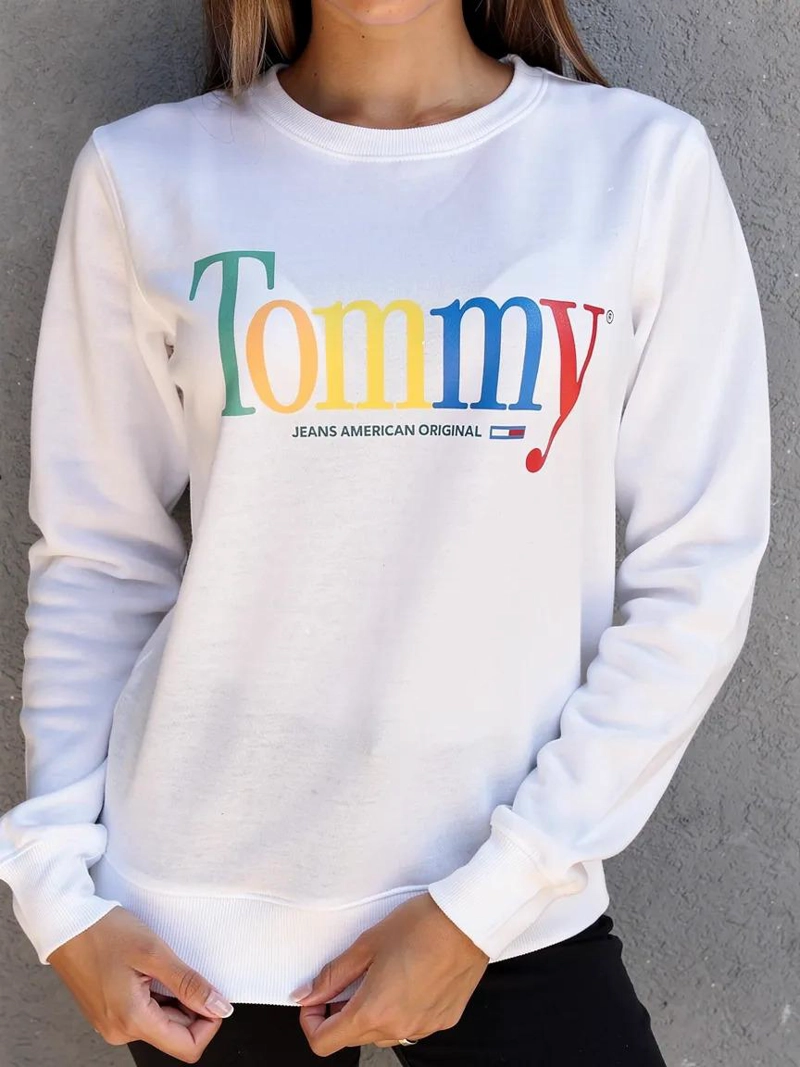 POLERON BLANCO DE MUJER TOMMY HILFIGER S BLANCO - 1
