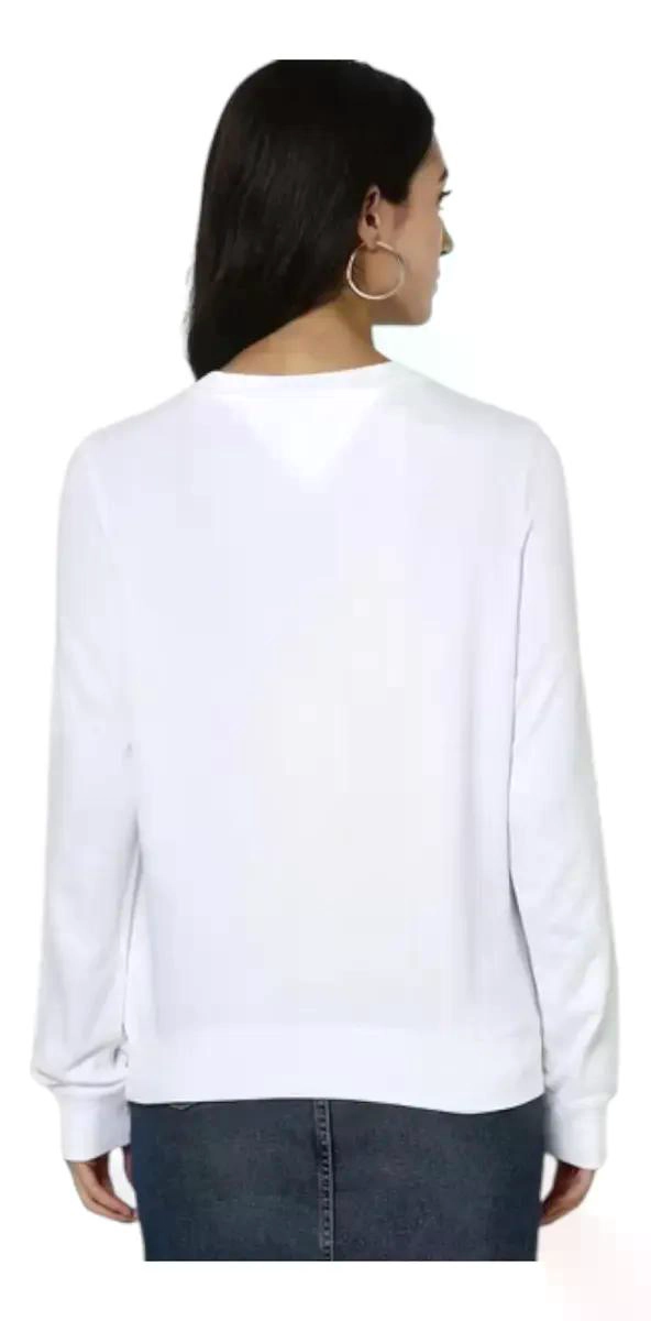 POLERON BLANCO DE MUJER TOMMY HILFIGER S BLANCO - 4