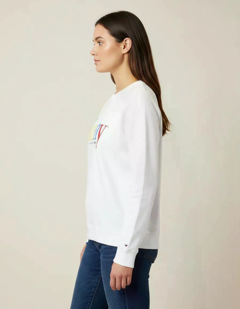 POLERON BLANCO DE MUJER TOMMY HILFIGER S BLANCO - 6