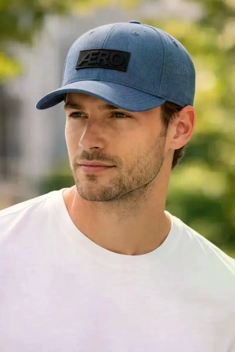 GORRO JOCKEY AEROPOSTALE MODELO 7009 PARA ADULTOS AZUL ACERO L/XL - 3