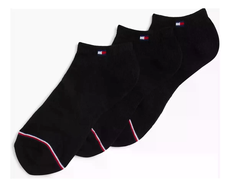 PACK X 3 CALCETAS TOMMY HILFIGER NEGRO 36-41 - 1