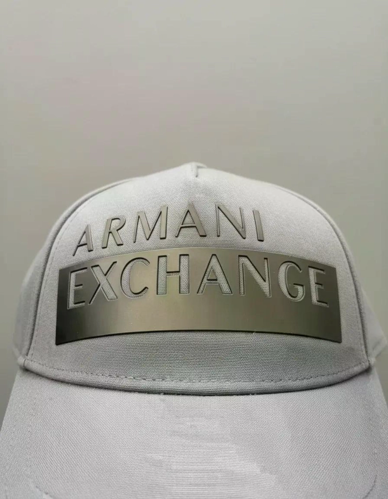 GORRO JOCKEY ARMANI EXCHANGE ADULTOS GRIS ESTANDAR - 3