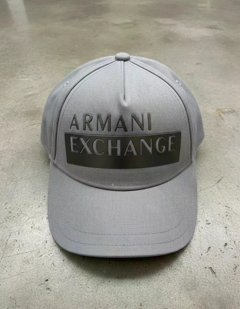 GORRO JOCKEY ARMANI EXCHANGE ADULTOS GRIS ESTANDAR - 4