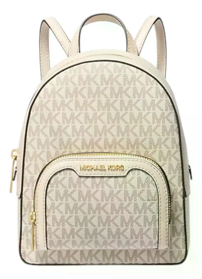MINI MOCHILA MICHAEL KORS JAYCEE CONVERTIBLE EN CROSSBODY VAINILLA - 1