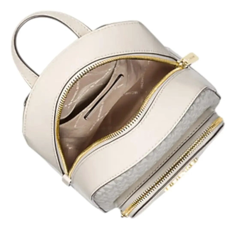 MINI MOCHILA MICHAEL KORS JAYCEE CONVERTIBLE EN CROSSBODY VAINILLA - 3