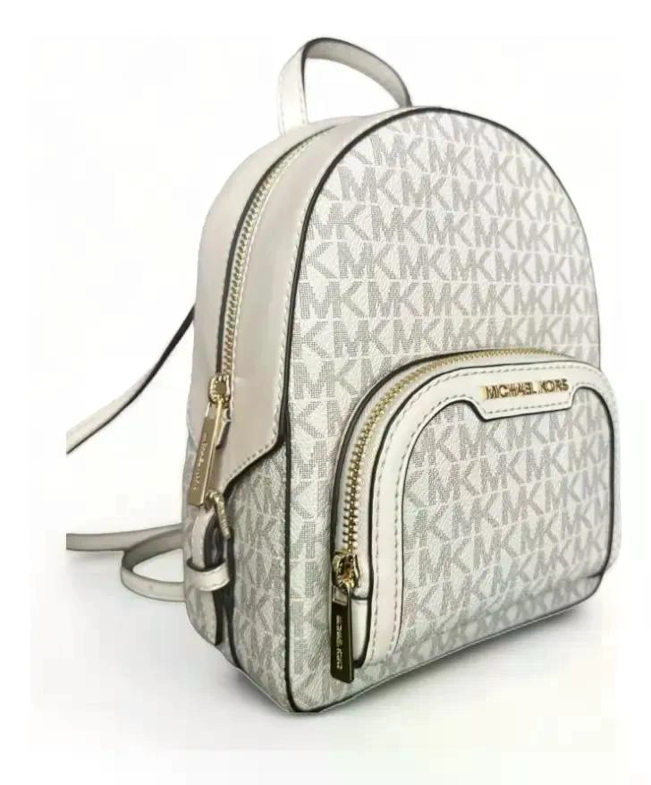 MINI MOCHILA MICHAEL KORS JAYCEE CONVERTIBLE EN CROSSBODY VAINILLA - 4