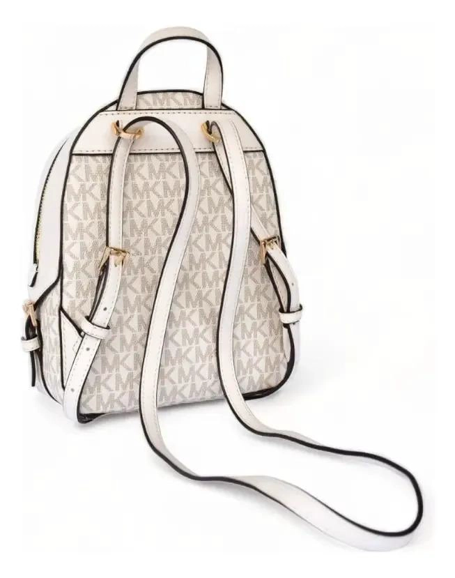 MINI MOCHILA MICHAEL KORS JAYCEE CONVERTIBLE EN CROSSBODY VAINILLA - 5
