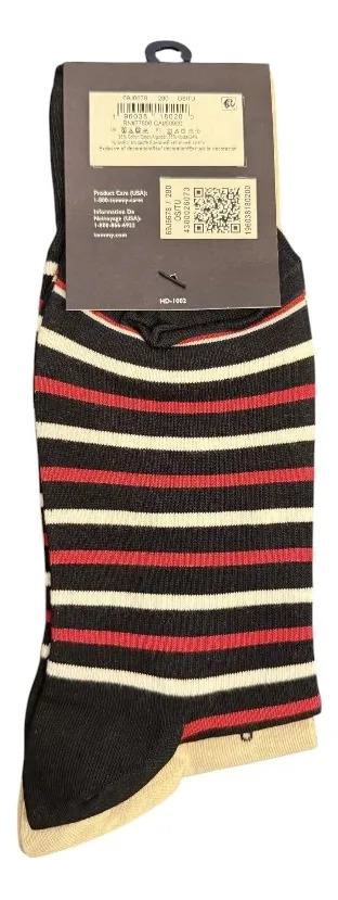 PACK X 2 CALCETINES TOMMY HILFIGER HOMBRE BEIGE ESTAMPADO 40 - 45 - 2
