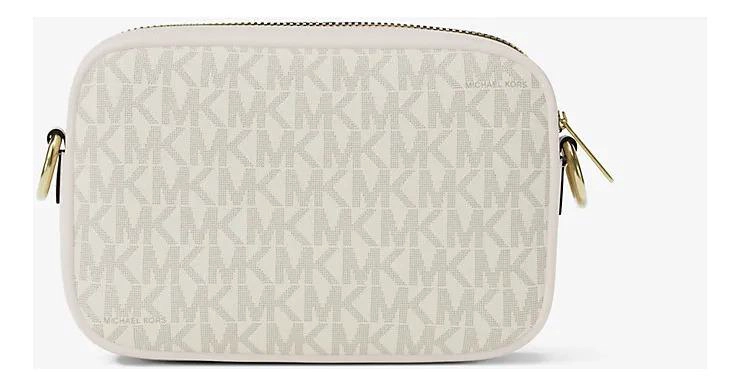 CARTERA CROSSBOSY MICHAEL KORS JET SET TRAVEL SMALL ORIGINAL VAINILLA MONOGRAMA DORADO - 3