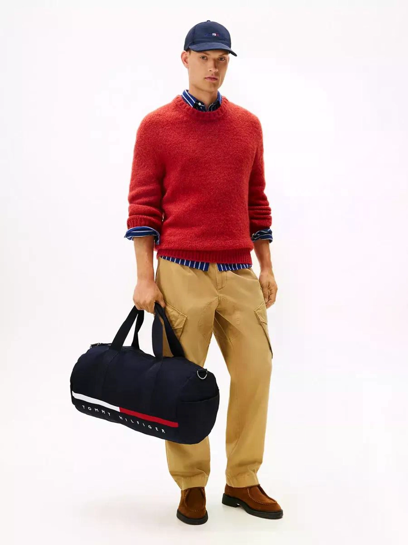BOLSO DE VIAJE UNISEX TOMMY HILFIGER AZUL OSCURO - 5