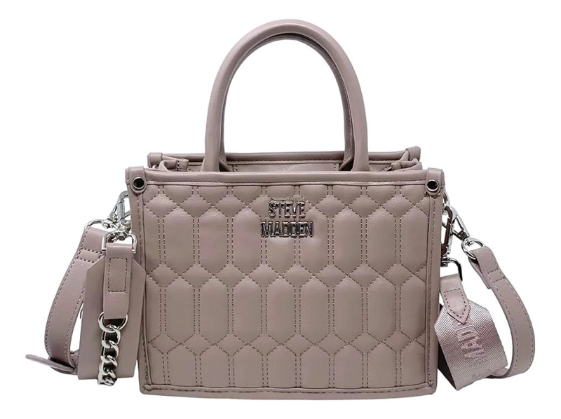 CARTERA CROSSBODY STEVE MADDEN MODELO BNIKO LAVANDA LISA PLATEADOS - 2