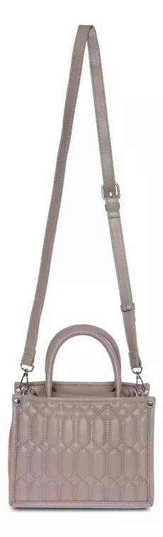 CARTERA CROSSBODY STEVE MADDEN MODELO BNIKO LAVANDA LISA PLATEADOS - 7