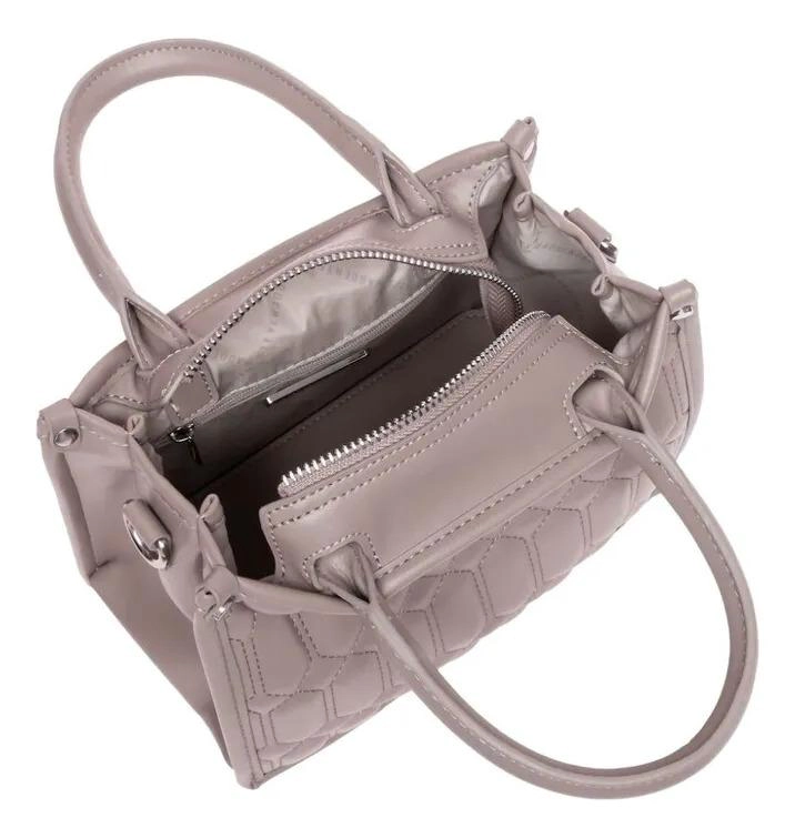 CARTERA CROSSBODY STEVE MADDEN MODELO BNIKO LAVANDA LISA PLATEADOS - 8