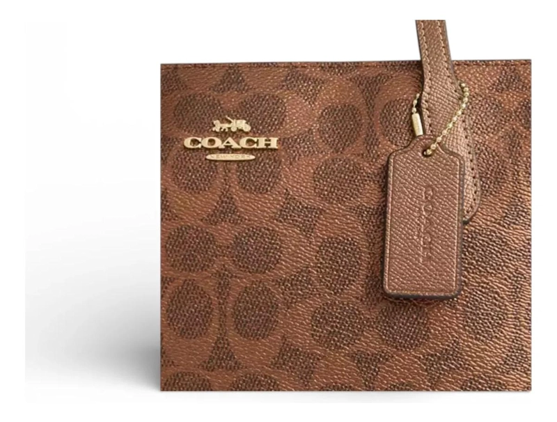 CARTERA TOTE MARCA COACH MODELO FIONA ORIGINAL - 6