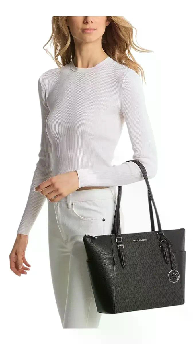 CINTURON DE MUJER MICHAEL KORS MARRON MONOGRAMA L - 1