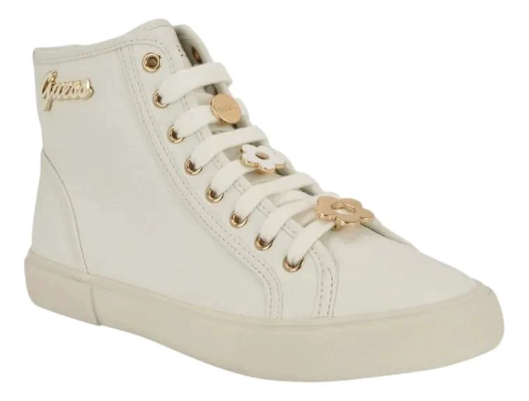 ZAPATILLA DE MUJER GUESS MODELO IVORY BLANCO LISA 7.5 - 1