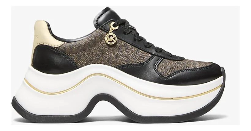 ZAPATILLA MICHAEL KORS MODELO ARLA ORIGINALES MARRON 39 CL - 2