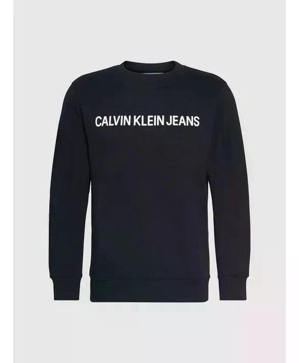 POLERON HOMBRE CALVIN KLEIN JEANS HOMBRE M NEGRO LISA - 1