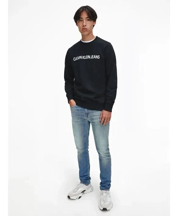 POLERON HOMBRE CALVIN KLEIN JEANS HOMBRE M NEGRO LISA - 2