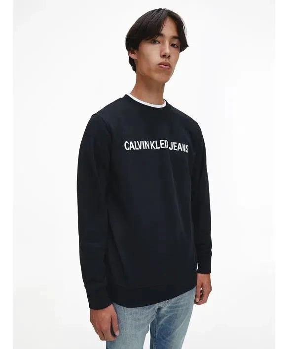 POLERON HOMBRE CALVIN KLEIN JEANS HOMBRE M NEGRO LISA - 3