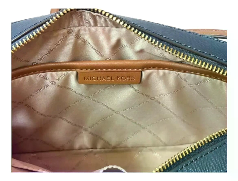 CARTERA CROSSBODY MICHAEL KORS JET SET ITEM CHAIN ORIGINAL NEGRO DEGRADE - 5