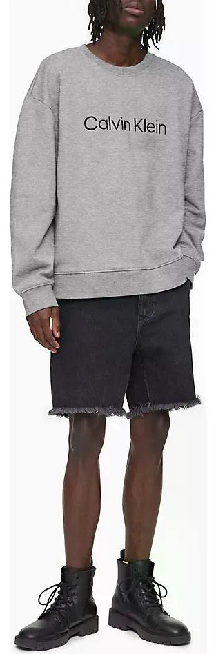 POLERON HOMBRE CALVIN KLEIN JEANS HOMBRE XL GRIS LISA - 2