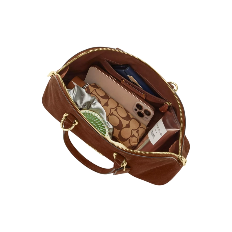 CARTERA COACH MODELO LARA - CAFE - 6