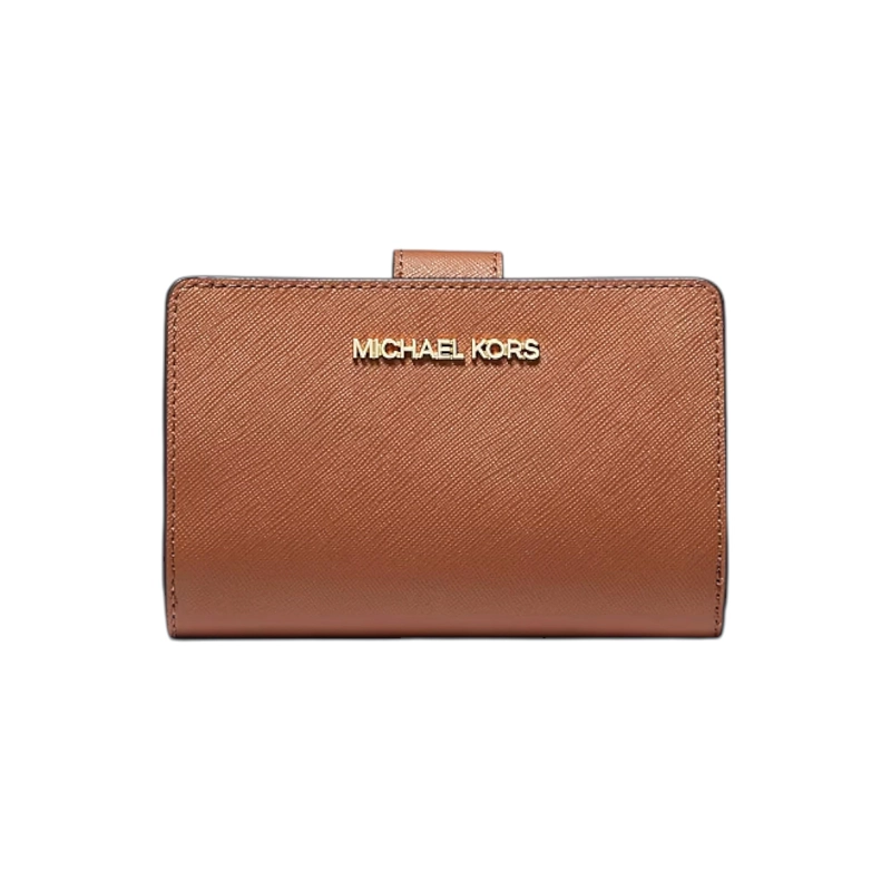 BILLETERA MEDIANA MICHAEL KORS MODELO JET SET TRAVEL - MARRON - 1