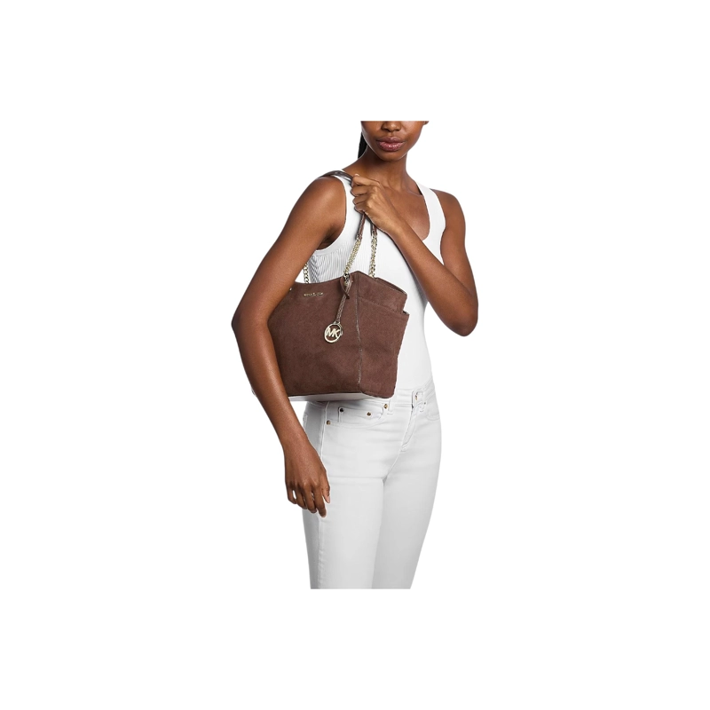 TOTE MICHAEL KORS MODELO JET SET TRAVEL LARGE GAMUZA - 2