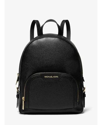 MOCHILA MICHAEL KORS JAYCEE MEDIANA COLOR NEGRO LISO - 1