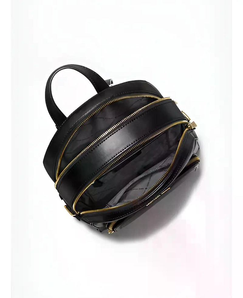 MOCHILA MICHAEL KORS JAYCEE MEDIANA COLOR NEGRO LISO - 3