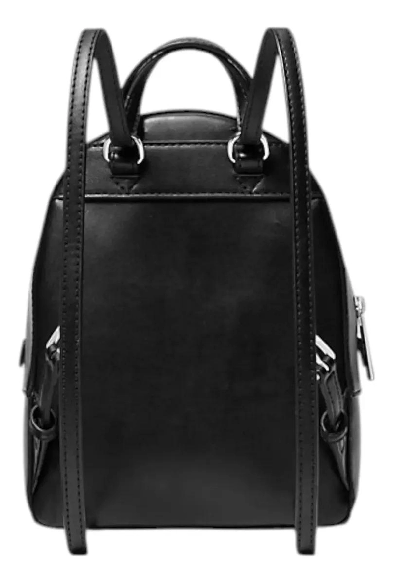 MINI MOCHILA MICHAEL KORS JAYCEE CONVERTIBLE EN CROSSBODY COLOR NEGRO DISEÑO DE LA TELA LISO - 2