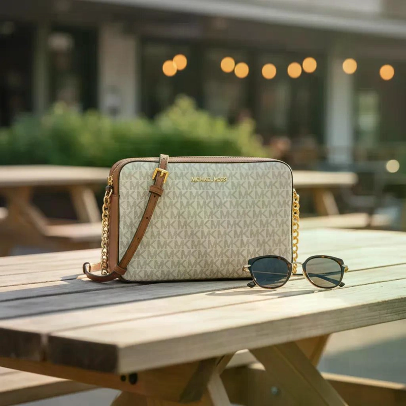 CARTERA CROSSBODY MICHAEL KORS JET SET LARGE ORIGINAL - 5