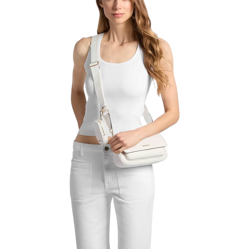 CARTERA CROSSBODY MICHAEL KORS JET SET CON MONEDERO EXTRAIBLE. - VAINILLA - 4