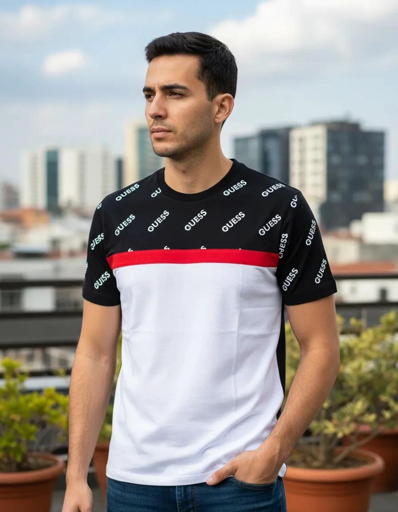POLERA DE HOMBRE MARCA GUESS - 1