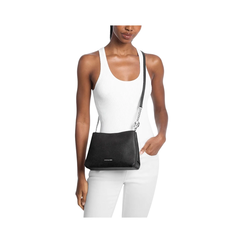 CROSSBODY MICHAEL KORS MODELO CHRISTINA - NEGRO - 3