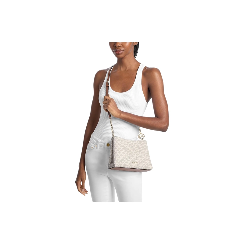 CROSSBODY MICHAEL KORS MODELO CHRISTINA - NEGRO - 6