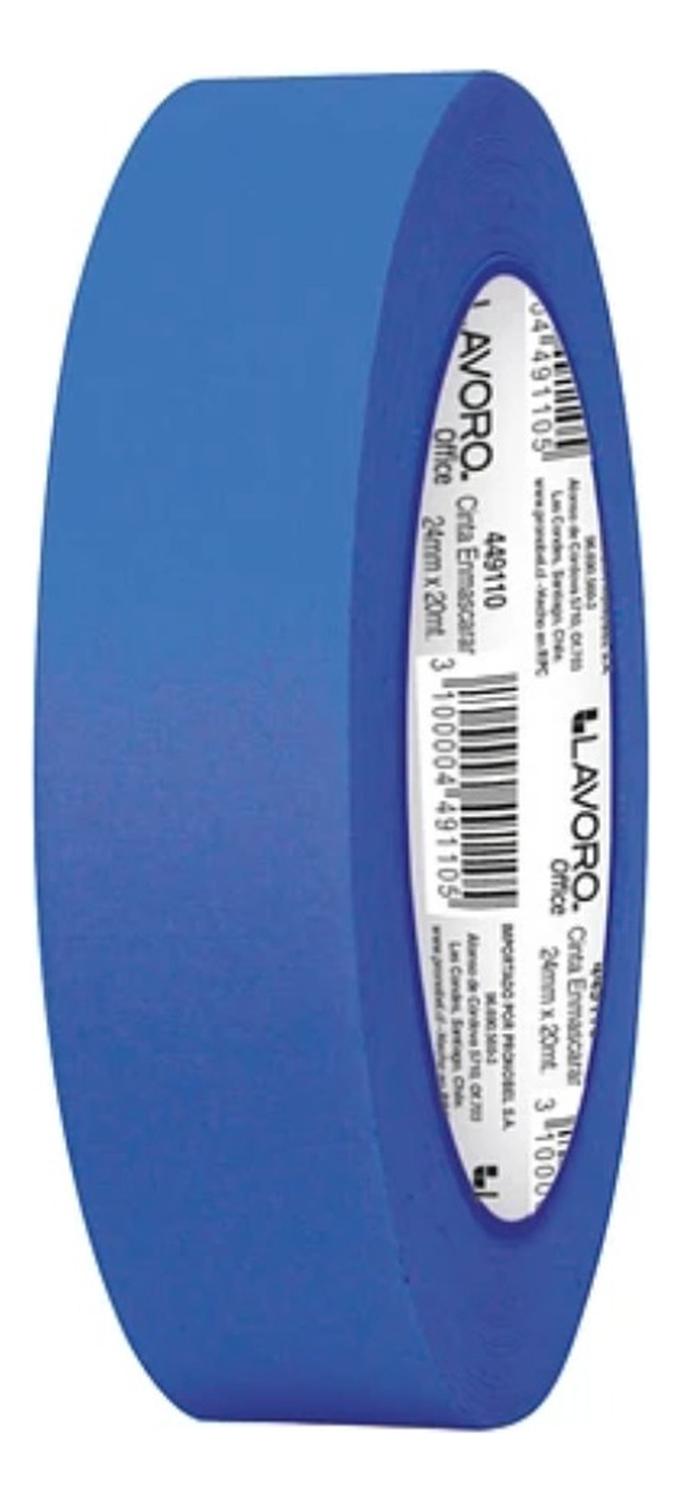 CINTA ENMASCARAR MASKING TAPE COLOR 24MMX20M 9 COLORES - 4