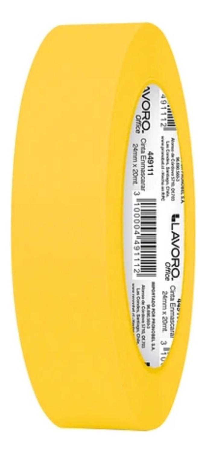 CINTA ENMASCARAR MASKING TAPE COLOR 24MMX20M 9 COLORES - 6