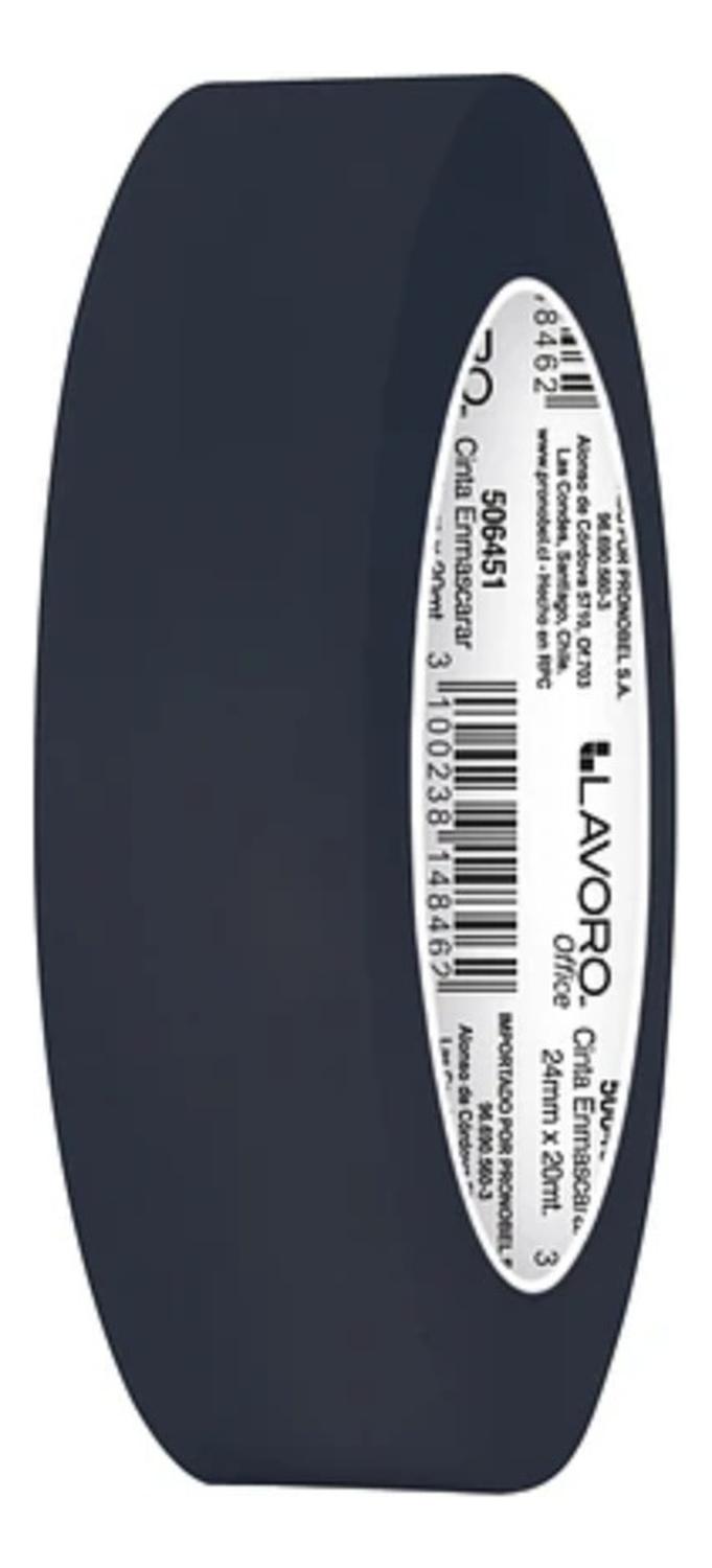 CINTA ENMASCARAR MASKING TAPE COLOR 24MMX20M 9 COLORES - 9