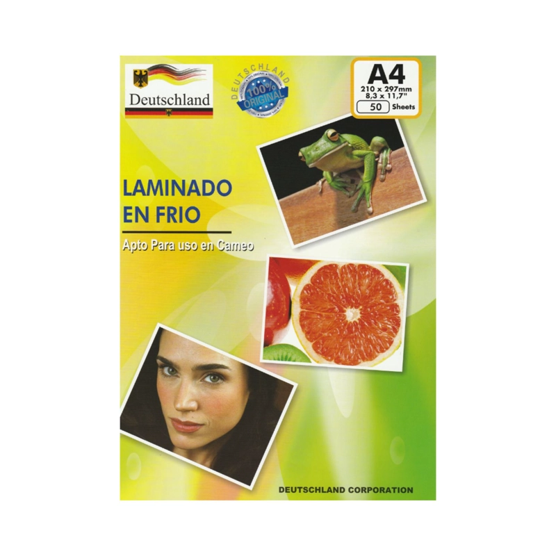 LAMINADO EN FRIO TRANSPARENTE DEUTSCHLAND 50 HOJAS A4 - 1