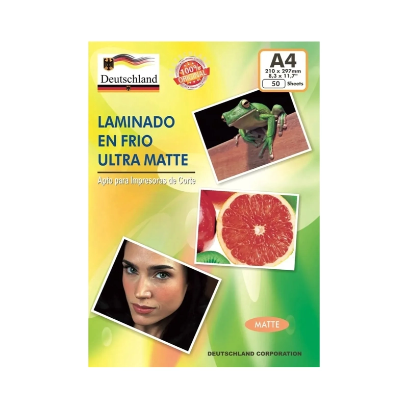 LAMINADO EN FRIO MATTE DEUTSCHLAND 50 HOJAS A4 - 1