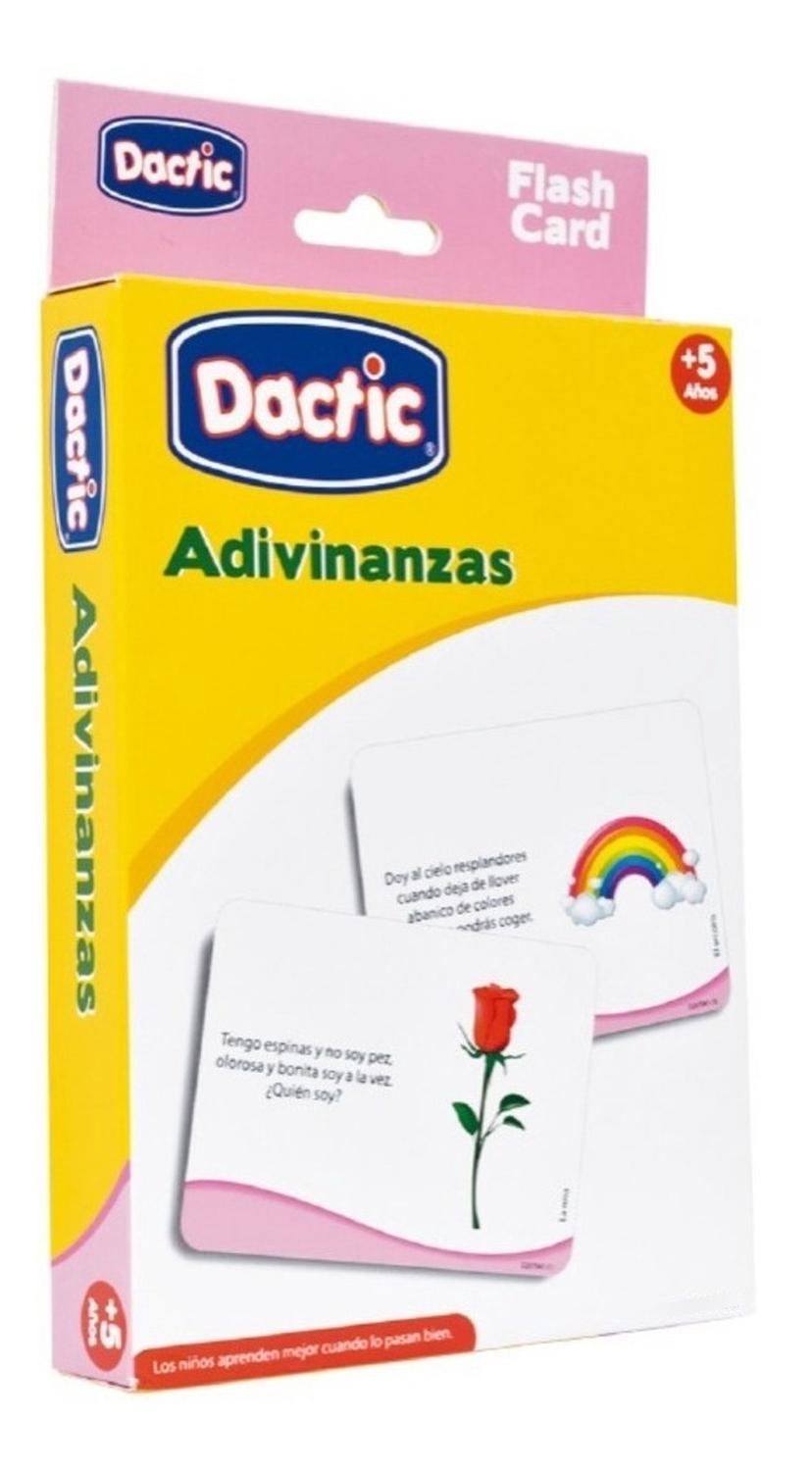 LAMINA DACTIC S DIDACTICAS FLASH CARD ADIVINANZAS.